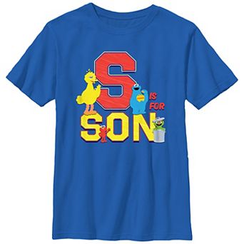 Boys Sesame Street S Is For Son Graphic Tee