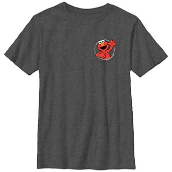Boys Sesame Street Elmo's Happy Stamp Graphic Tee