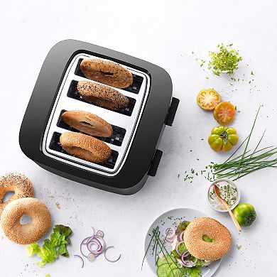 Zwilling Enfinigy 4-slice Toaster, Extra Wide 1.5" Slots For Bagels And Toast