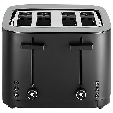 Zwilling Enfinigy 4-slice Toaster, Extra Wide 1.5" Slots For Bagels And Toast