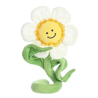 Aurora Large White Spring Poseez 15" Daisy Vibrant Stuffed Animal
