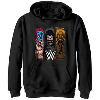 Boys WWE Cartoon Banners Graphic Hoodie