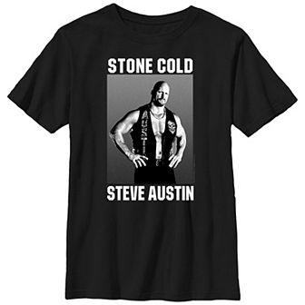 Boys WWE Stone Cold Steve Austin Graphic Tee
