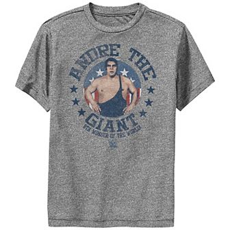 Boys WWE Andre The Giant 8th Wonder Of The World Performance Graphic Tee