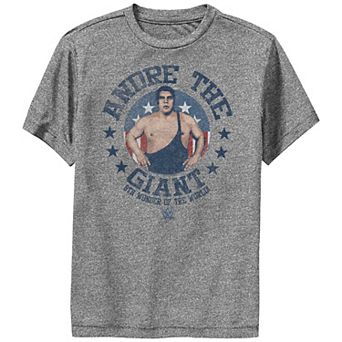 Boys WWE Andre The Giant 8th Wonder Of The World Performance Graphic Tee