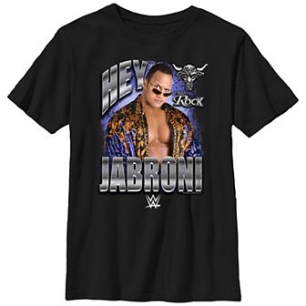 Boys WWE The Rock Hey Jabroni Graphic Tee