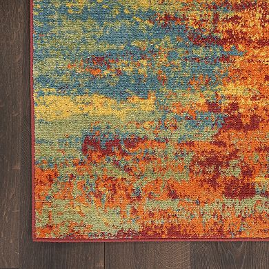 Nourison Essentials Abstract Indoor Outdoor Rug