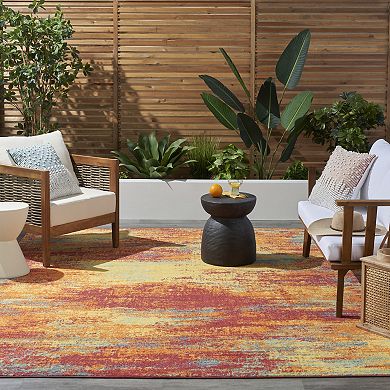 Nourison Essentials Abstract Indoor Outdoor Rug