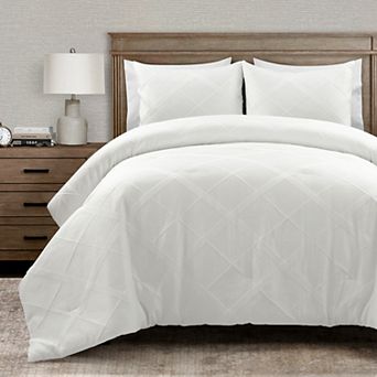 Lush Decor 3 pc Diamond Geo Jacquard Boho Chic Comforter Set