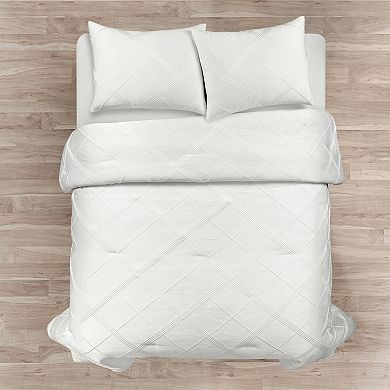 Lush Decor 3-Piece Diamond Geo Jacquard Boho Chic Comforter Set