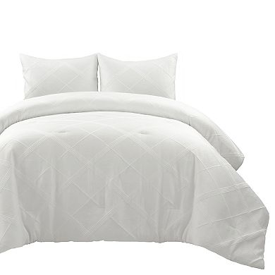 Lush Decor 3-Piece Diamond Geo Jacquard Boho Chic Comforter Set