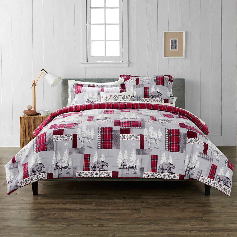 Cuddl Duds® Flannel Duvet Cover Set