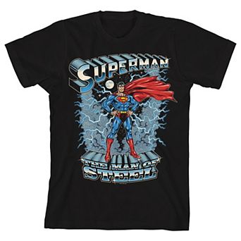 Boys 8-20 Superman Heroic Pose Tee