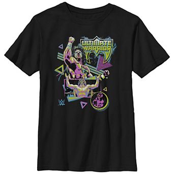Boys WWE Ultimate Warrior Retro Poster Graphic Tee