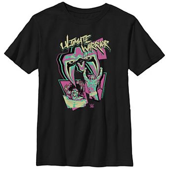 Boys WWE Ultimate Warrior Mask Poster Graphic Tee