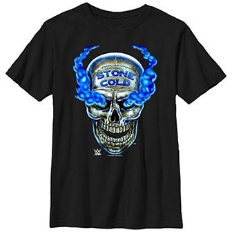 Boys WWE Stone Cold Skull Graphic Tee