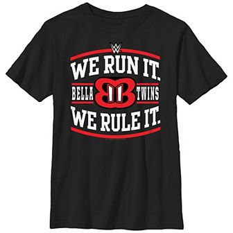 Boys WWE We Run It Bella Twins Graphic Tee