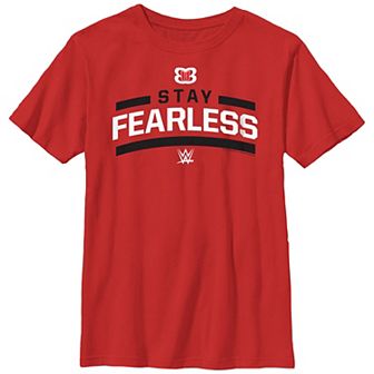 Boys WWE Stay Fearless Graphic Tee