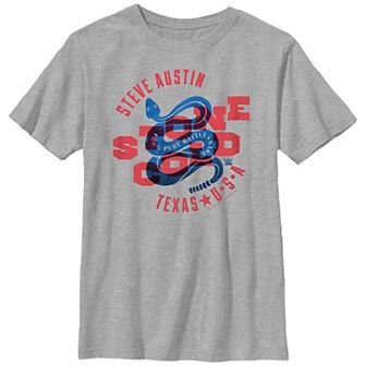 Boys WWE Stone Cold Texas USA Graphic Tee