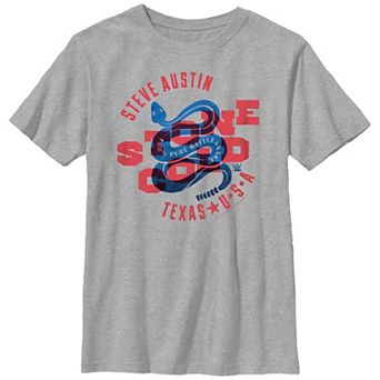 Boys WWE Stone Cold Texas USA Graphic Tee
