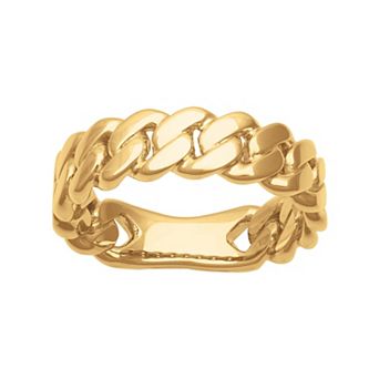 Men's AXL 10k Yellow Gold Link Band