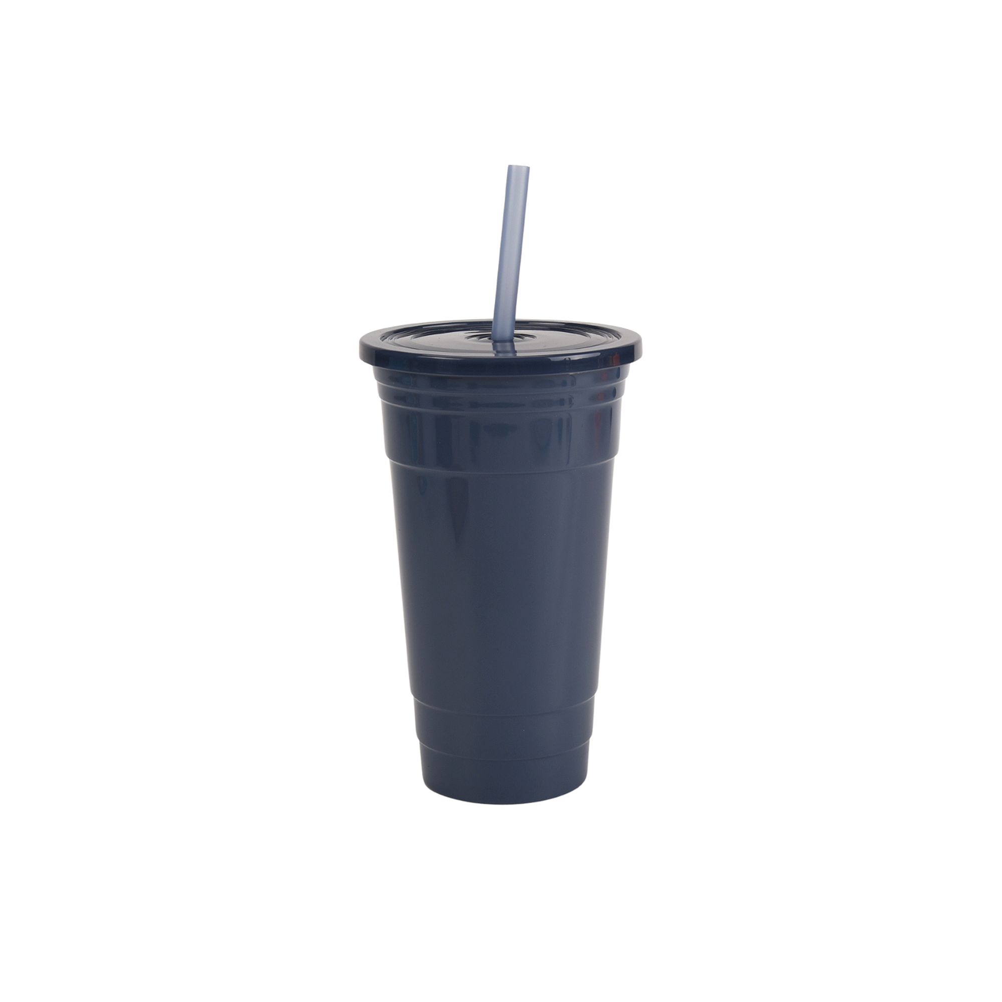 The Big One® Cup with Straw and Lid, Blue