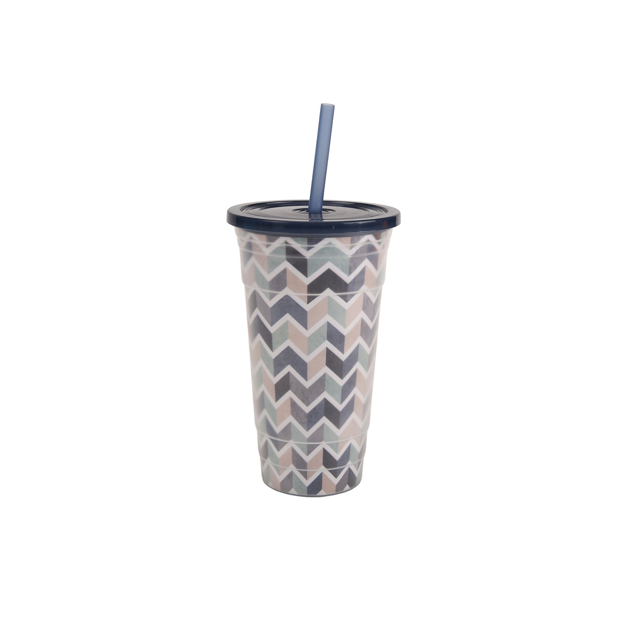The Big One® Cup with Straw and Lid, Ivory Ivory