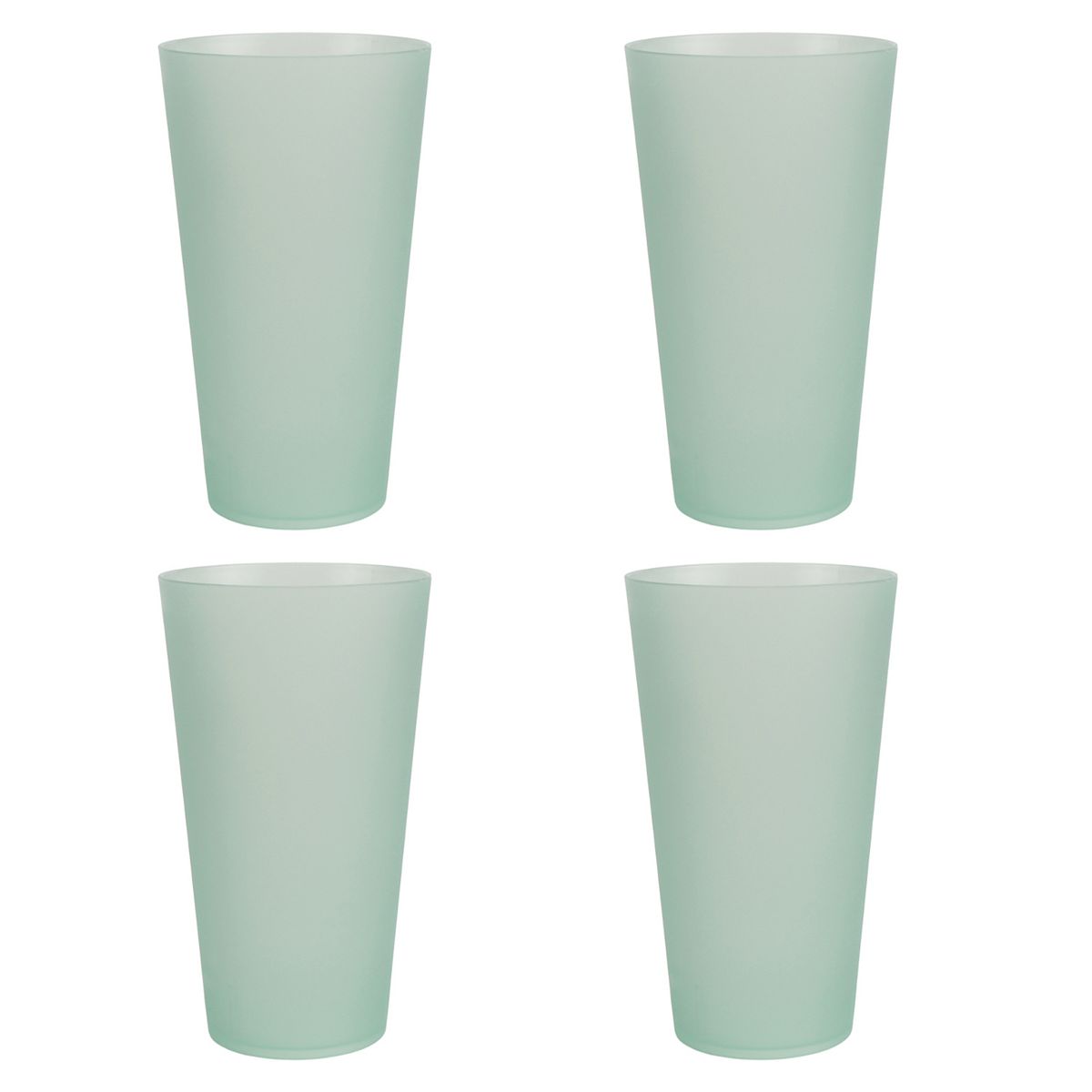 The Big One® 4-pc. Plastic Tumbler Set - Green Lily