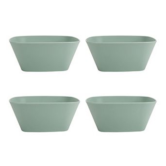The Big One® 4 pc Plastic Square Bowl Set