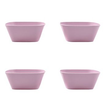 The Big One® 4 pc Plastic Square Bowl Set