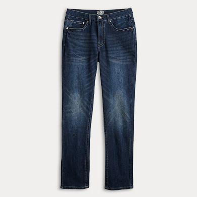 Men's Lazer Embroidered Slim Fit Jeans