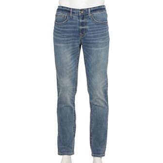 Men's Lazer Embroidered Slim Fit Jeans