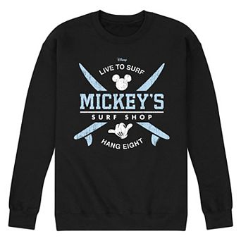Disney's Mickey Mouse Men's Surf Shop Fleece Sweatshirt