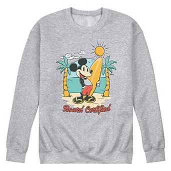 Disney's Mickey Mouse Men's Board Certified Fleece Sweatshirt
