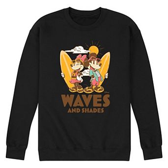 Disney's Mickey & Minnie Mouse Men's Waves And Shades Fleece Sweatshirt