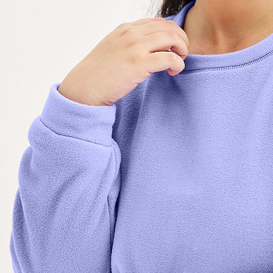 Plus Size Tek Gear Micro Fleece Classic Crewneck Pullover