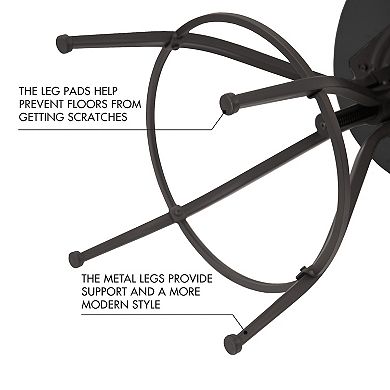 HomePop Maurice Backless Adjustable Stool