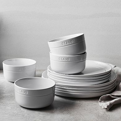 Staub Ceramic Dinnerware 12-pc Set