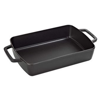 Staub Cast Iron 12-inch X 8-inch Roasting Pan