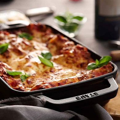 Staub Cast Iron 12-inch X 8-inch Roasting Pan