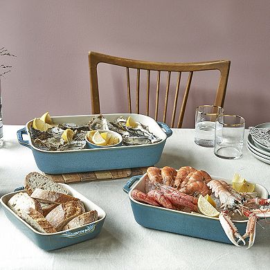 Staub Ceramics 3-pc Rectangular Baking Dish Set