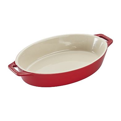 Staub Ceramics 4-pc Baking Pans Set, Casserole Dish With Lid, Brownie Pan