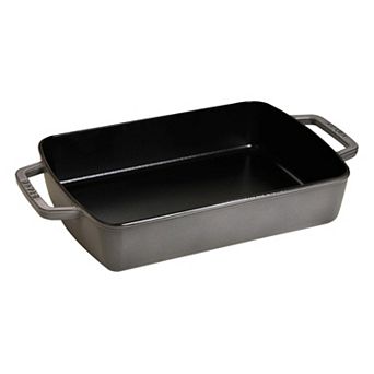 Staub Cast Iron 12-inch X 8-inch Roasting Pan