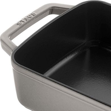 Staub Cast Iron 12-inch X 8-inch Roasting Pan
