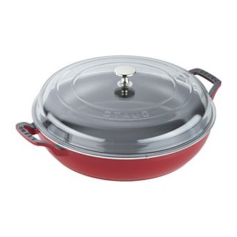 Staub Cast Iron 3.5-qt Braiser With Glass Lid