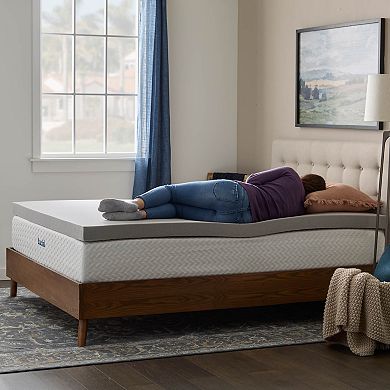 Lucid Dream 3-in. Gel & Charcoal Mattress Topper with Cover