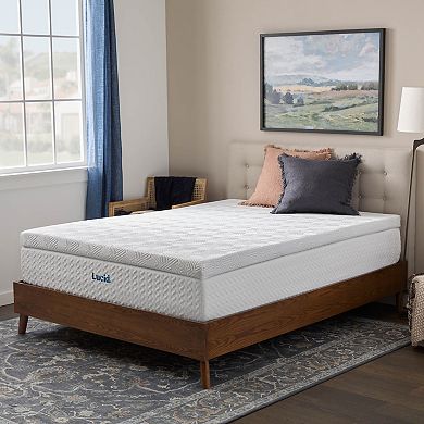Lucid Dream 3-in. Gel & Charcoal Mattress Topper with Cover