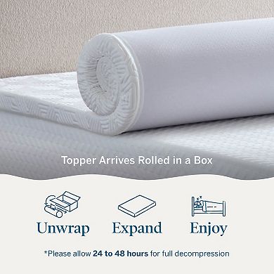 Lucid Dream 2-in. Gel & Lavender Mattress Topper with Cover