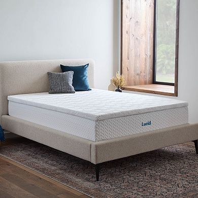 Lucid Dream 2-in. Gel & Lavender Mattress Topper with Cover