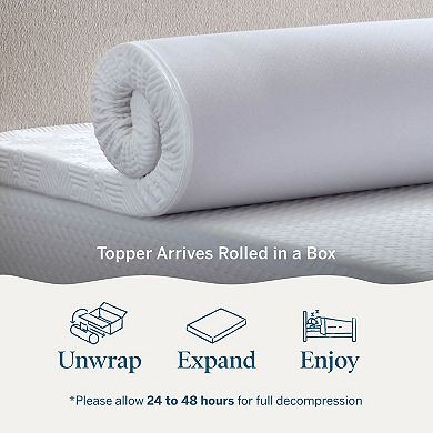 Lucid Dream 3-in. Gel & Lavender Mattress Topper with Cover